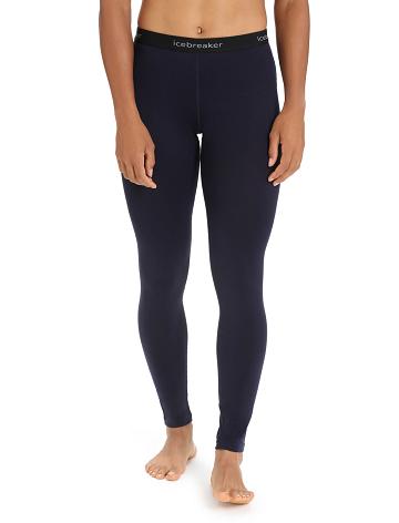 Dámské Legíny Icebreaker Merino 260 Tech Thermal Tmavě Blankyt | CZ 1395NWYB